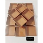 Teknoair Kraft Asetat Kapaklı Kutu 8X8X3 cm 50 Adet Düğün Nişan Kına Hediyelik Renkli