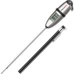 Teknoartshop Thermpro TP02S 5 Saniyede Anında Okuma Mutfak Termometresi Dijital Gıda Termometreleri Uzun Problu Et Barbekü Gıda Sıvıları