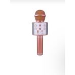 TeknoBeyza Bluetooth Bağlantılı Kablosuz Karaoke Mikrofonu - Şarjlı Taşınabilir Hoparlörlü Ses Değiştirme Özellikli - Rose Gold
