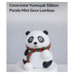 TeknoBeyza Softpanda Yumuşak Silikon Mini Gece Lambası | LED Işıklı | Dokunmatik | Çocuk Odası Dekoratif Abajur