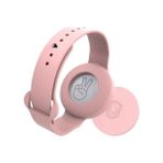 Teknocan Buff Tagsafe Çocuk Bileklik Silikon Airtag Uyumlu Kılıf Saat Hafif Su Geçirmez (Pembe) - 001-Renkli