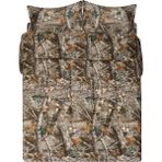 Teknocan Edge Kamuflaj Yorgan Seti Ikiz Boy - 2 Parça Yatak Seti - Orman Ormanı Kabin Köşkü - Doğa Ağacı Yaprakları Baskılı Yumuşak Polyester Pamuk Kamuflaj Desenli - 1/100 Toz Ceviz