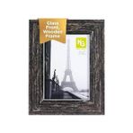 Teknocan Kiera Grace Zımpara Reçine Benzersiz Çiftlik Evi Resim Çerçevesi, 12,7 cm x 17,78 Cm, Kararmış Ahşap - -- - Option-1