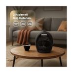 Teknocan LX-6331 Füme 2000 W Fanlı Isıtıcı - 0 - Siyah