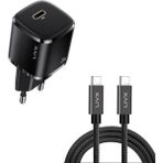 Teknocan Marketing 20W Usb-C Mini Pd Hızlı Şarj Cihazı Güç Adaptörü ve 1 Metre Hızlı Şarj ve Data Kablosu L23 - Tct-01 - 001-Renkli