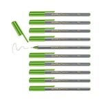Teknocan Marketing 55 Fineliner - Açık Yeşil - 10 Kalem - 0,3 mm Uç - -- - Option-1