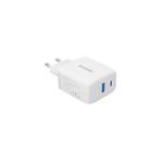 Teknocan Marketing 65W Gan Usb-C + Usb-A Şarj Aleti & &, Notebook,, iPad Hızlı Şarj Cihazı + 2mt 100W Type-C Kablo
