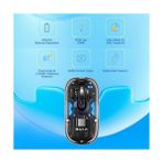 Teknocan Marketing Aula AM210 Dual Mode Bluetooth ve Kablosuz 1600DPI Rgb Şeffaf Şarjlı Mouse - Option-1 - 001-Renkli