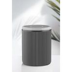 Teknocan Marketing Banyo Mutfak Çöp Kovası 6 Litre Gri 3372 - 000-Siyah - Option-1