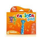 Teknocan Marketing Bebek Süper Yıkanabilir Keçeli Boya Kalemi 6'li +1 Yaş - 000-Siyah - Option-1