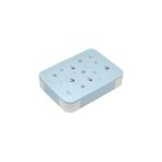 Teknocan Marketing Bento 1330ML Lunchbox Tek Katlı 5 Bölmeli Pp Plastik Çocuk Sefer Tası Yemek Kutusu (Mavi) - Kestane Akaju - Option-1