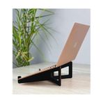 Teknocan Marketing Bk Taşınabilir Siyah Ahşap Notebook Laptop Standı