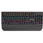 Teknocan Marketing IKG-445T Phaldor Rgb Mechanıcal Gamıng Keybord, Blue Switch Mekanik KLAVYE,106 Tuş, 22 Farklı LED Aydınlatma Modu,50 Milyon Tuş Ömrü,çıkarılabilir Bilek Desteği - Option-1 - 001-Renkli