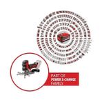 Teknocan Marketing Professional Akülü Dekupaj Testeresi Tp-Jst 18/135 Li Bl Power X- (18V, 135 mm Ahşap Kesme Derinliği, 26 mm Kaldırma Yüksekliği, Kömürsüz, T Tipi Tutamak, 3x Testere Bıçağı)