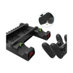 Teknocan Marketing Ps4 Pro ve Slim Için Fanlı Dikey Soğutucu ve Kol Şarj Edici Organizatör Stand TP4-882 - Altın