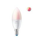 Teknocan Marketing Wiz Wi-Fi 40W Renkli Akıllı Mum Tipi Ampul C37 E14 - 1 - 10 W - Amber