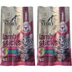 Teknocan New Kedi Ödül Maması, Kuzu Etli Stick, 3'lü Paket, Yumuşak, Yetişkin Kediler Için 2li Paket - -- - Option-1