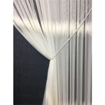 Teknocan Perde Kruvaze Bağlama Aparat, Halat, Kordon Fon Perde Kornişe Takmatik 1 Adet Krem 275 cm Byzt4 - Option-1 - 1BW-Beyaz