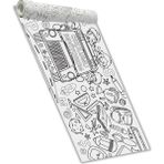 Teknocan Sinaticaret Okul Boyama Rulosu, 5 Metre x 45 Cm, Çocuklar Için Dev Boyama Kağıdı, Okul Temalı, Eğitici ve Eğlenceli Aktivite - -- - Option-1