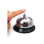 TeknoClass Resepsiyon Zili 8.5 Cm Masa Zil Karışık Renk
