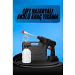 teknodayım Akülü Oto Araç Yıkama Yüksek Basınçlı Araba Yıkama Makinesi Şarjlı