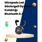 Teknodayım Bluetooth 5.3 Kablosuz Kulaklık 30MM Sürücü LED Ekranlı Mikrofonlu - --