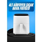 teknodayım Hava Fritözü 4L Airfryer Pratik Uzun Ömürlü Yağsız Pişirme Taşınabilir