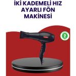 Teknodayım Profesyonel 2200W Saç Kurutma Makinesi Yüksek Performans - Çok Renkli