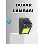 Teknodayım Solar Güçlü LED Dış Mekan Lambası – Güneş Enerjisiyle Şarj Olan Sensörlü Bahçe Işığ - Renkli