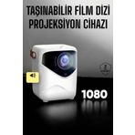 teknodayım Taşınabilir Android Projeksiyon Wifi Destekli 4K Multimedia Tabanlı Ev Ve Ofis Tipi