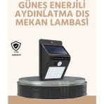 Teknodayım Teknolojik Enerji Tasarruflu ve Otomatik Sensörlü LED Güneş Işığı – Dış Mekan Uyumlu Ser - Çok Renkli