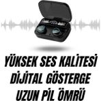 Teknodayım Ucuz Kaliteli Yeni Nesil 7 Kordonlu Akıllı Saat ve Kablosuz Bluetooth Kulaklık Anc Özelliği - Çok Renkli