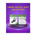 teknodayım Yüksek Hızlı 1200 Mbps Çift Bant USB WiFi Adaptör – Güçlü Sinyal, Geniş Uyumluluk