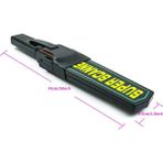 TeknoFaji Süper Scanner MD-3003B1 El Tipi Üst Arama Dedektörü 9V Pil Dahil - Siyah - Sarı