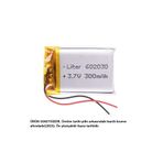 teknofone 3.7v 300 Mah Lityum Polimer Pil 602030