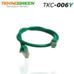 Teknogreen TKC-006Y 0.6 m Yeşil Cat6 Kablo