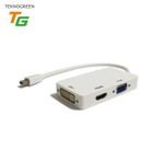 Teknogreen TKD-301M Mini Displayport to HDMI VGA Dvi Dönüştürücü