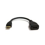 Teknogreen TKH-888 HDMI Dişi to mini HDMI Erkek Kısa Kablo
