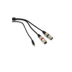 Teknogreen TKS-1005 2xXLR Erkek 3.5 mm Stereo Erkek 5 m Kablo