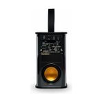 Teknohane Işıklı Taşınabilir Bluetooth Wireless Mini Hoparlör Kablosuz Ses Bombası - Siyah