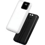 Teknohane Tesla Polimer Pil Hakiki 22.5 Watt 20.000 mAh Powerbank Hızlı Şarj Teknolojisi ile Taşınabilir Tasarımda - Siyah