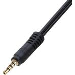 TeknoKapsül 0043 Kulaklık Mikrofon Çoklayıcı 3 Port 3.5mm Splitter Çevirici 30CM 3,5 mm Erkek 1x Adet - 3,5