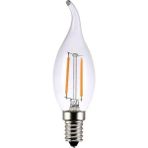 TeknoKapsül 10 Adet Kıvrık Buji Ampul 4W Şeffaf Filament Rustik LED Ampul – E14 Duy, 3200K Günışığı Işık - - Avize Ampulü - 1 - 10 W - Amber