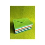 TeknoKapsül 100 Adet Yapışkanlı Renkli Zarf (13 x cm - 120 Gr) Kalın Gramaj Büyük Boy Renkli Zarflar 5485478