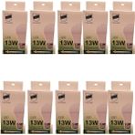 TeknoKapsül 10'lu 13W A60 E27 Duy 3000K Sarı Işık LED Ampul