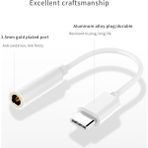 TeknoKapsül 1744 Type C To 3.5mm Kulaklık Ses Çevirici Dönüştürücü USB Type-C Male To 3.5 mm Female Audio Adapt
