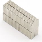 TeknoKapsül 20 Adet 15X10X1.5 mm Köşeli Neodyum Mıknatıs N35 Magnet Dayanıklı Nikel Kaplama ( ) - Seçenek