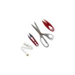 TeknoKapsül 20 cm Plastik Saplı Kumaş Kesim Iplik Temizleme Makası Set