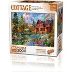 TeknoKapsül 22513 Mountain Retreat 2000 Parça Puzzle -Ks