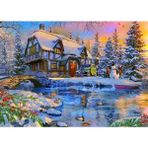 TeknoKapsül 22526 Old Cottage 2000 Parça Puzzle -Ks Puzzle